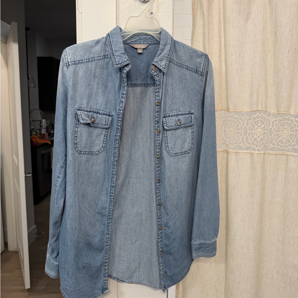 Nordstrom Brand Rubbish Chambray Denim Shirt